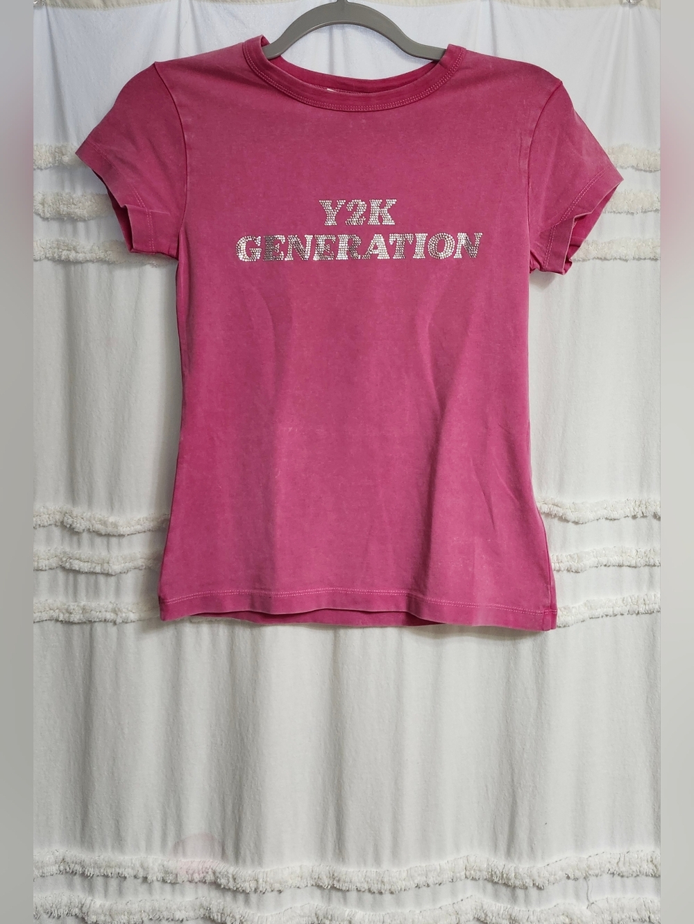 Zara Nwt, Y2K Generation Pink Graphic Tee.